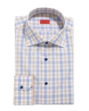 Woven Large Check Dress Shirt