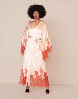 Christi Long Gown Nude And Red   ShopStyle Intimates