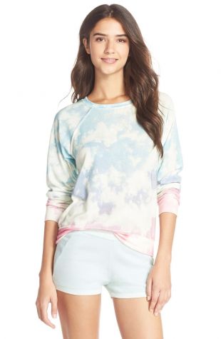 Jenna Print Hacci Sweatshirt