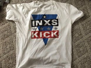 Vintage INXS Kick Tour 1988 Concert T Shirt