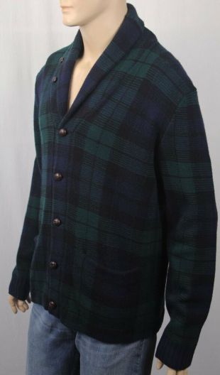 Wool Shawl Collar Cardigan Sweater