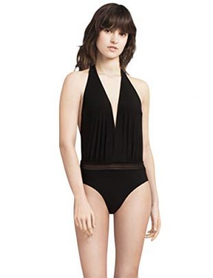 Darjeeling - Maillot 1 Piece sans Armature Antibes Noir, Taille 40 - Femme
