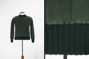 Pull Vintage Années 90 Notre Dame Fighting Irish - Taille L Vert - Occasion Très Bon état