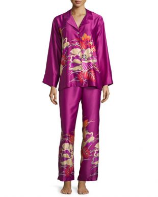 Imperial Floral Embroidery Pajama