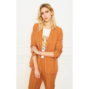 Veste tailleur à rayures