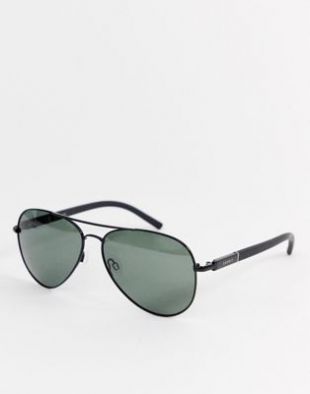 Esprit Lunettes de soleil aviateur à verres polarisés en Noir