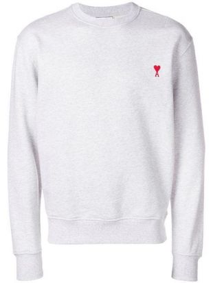 Ami De Coeur Embroidered Cotton Sweatshirt