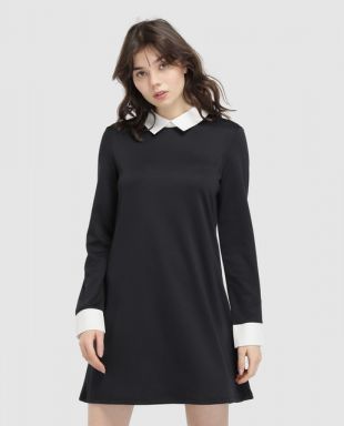 Robe à 2025 col claudine