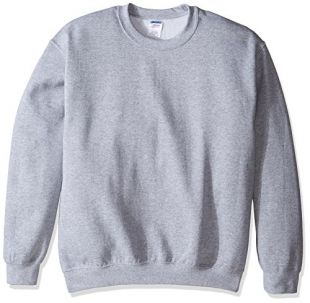 Gildan Men's Fleece Crewneck Sweatshirt, Sport Grey Medium