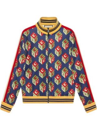 GG Wallpaper Technical Jersey Jacket