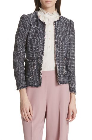 Rebecca Taylor - Multi Tweed Jacket