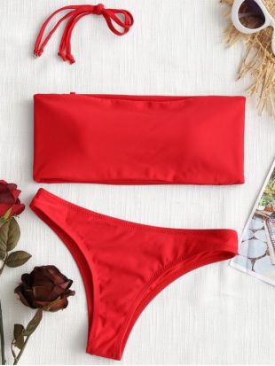 Zaful Red Bikini