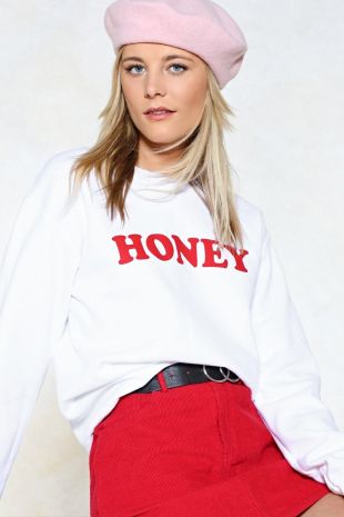 Nasty Gal Take a Seat Honey Sweater