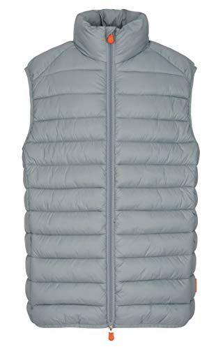 Save The Duck Men's Giga Vest Shark Grey L