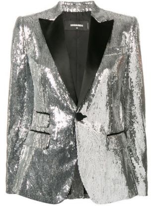 Dsquared2 Blazer à Sequins Brodés