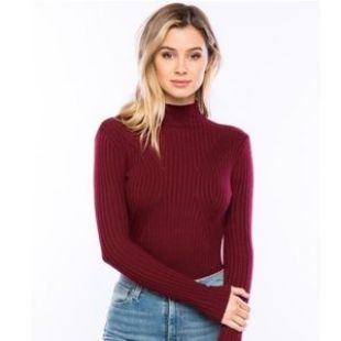 Women Knitted Turtleneck Sweater Casual
