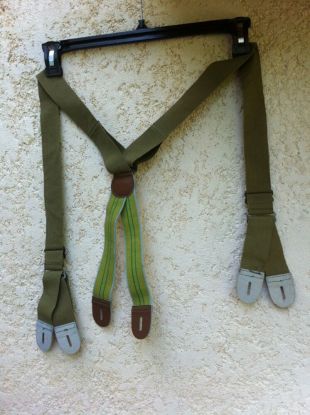Bretelle de pantalon US kaki