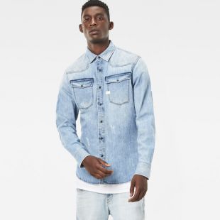 3301 Quilted Denim Shirt