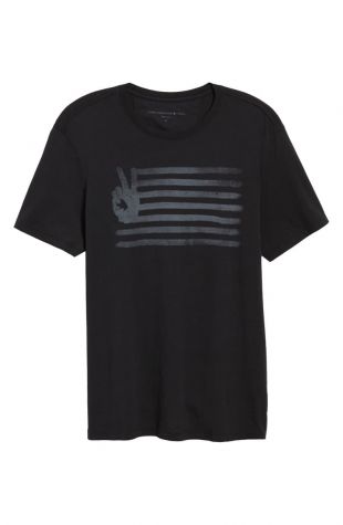 Peace Flag Graphic T Shirt
