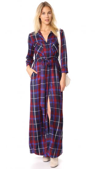 L'agence - Cameron Plaid Shirtdress