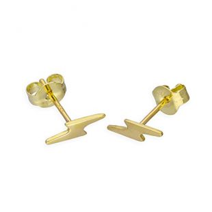 Boucles d'Oreilles Eclairs en Or Jaune 9 Carats