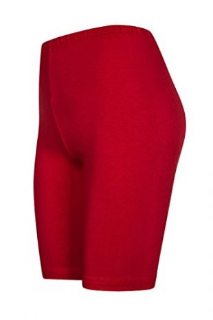 DeDavide Lot de 2 Shorts Cyclisme, Rouge, XL