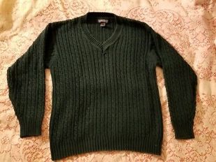 Vintage Lands End Cable Knit Unisex Mens Size Xl by Lands End