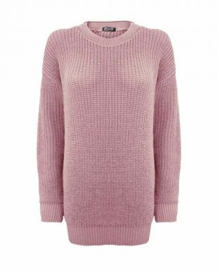 Ladies Women Knitted Over size Fisherman Baggy Jumper