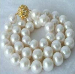 South Sea White Shell pearl necklace 18"