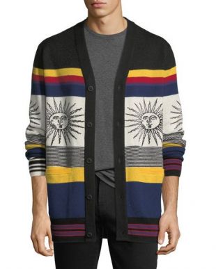 Striped Sunny Wool Cardigan