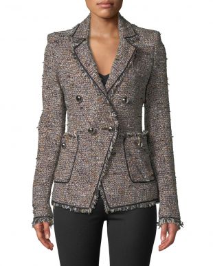 Veronica Beard Theron Tweed Jacket worn 