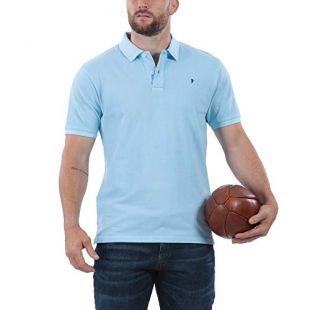 Ruckfield - Polo Homme Rugby Bleu Ciel - Bleu