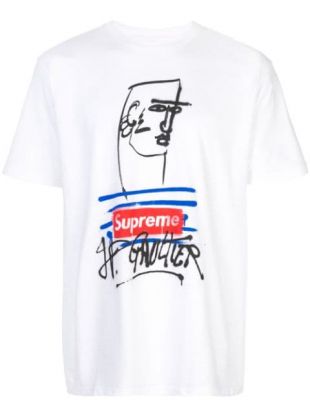 Supreme t shirt Jean Paul Gaultier   Farfetch