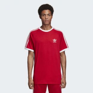 tee shirt adidas blanc rouge