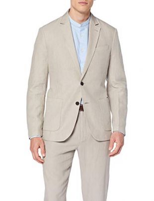 find. PT000435 Blazer Mens, Beige (Neutral), 42 (Size:XL)