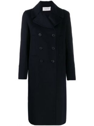 Valentino Manteau En Cachemire à Boutonnière Croisée