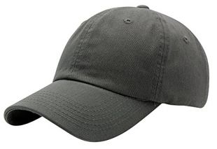 Top Level Baseball Cap for Men Women - Classic Cotton Dad Hat Plain Cap Low Profile, DGY Dark Grey