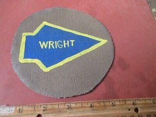 WWII USAAF Wright Field Air DEpot Doolittle Arrowhead Flight Jacket Patch