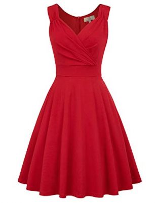 50s Dress in red worn by Jan Hurst (Caylee Cowan) as seen in
