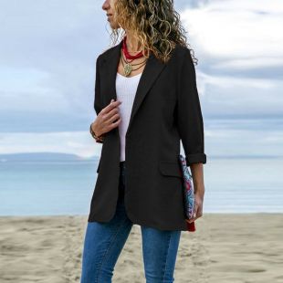 Blazer noir pour femme