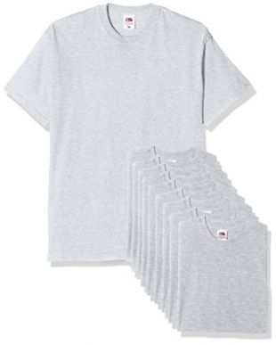 Fruit Of The Loom Original T - T-shirt Uomo In Cotone, Confezione Da 5, Navy Scuro, Taglia L