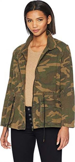 [BLANKNYC]]]]]]]]]] Blank NYC Womens Camouflage Jacket in Brigade