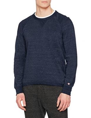 Champion Crewneck Sweatshirt Sweat-Shirt, Bleu, X-Large Homme