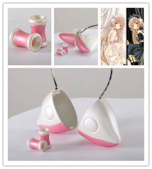 Anime Chobits Elda Chii's Ears & Hair Beads Band Cosplay Prop Accessory