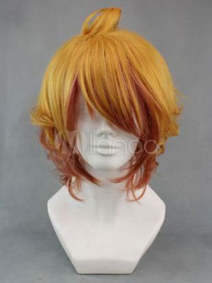 Perruque Frisée Orange Lolita - 80 Cm Naturelle, Résistante à La Chaleur, Pour Cosplay Ou Déguisement - 9