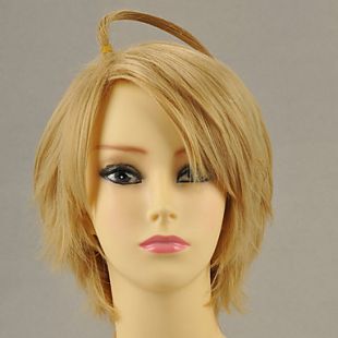 Perruques de Cosplay Hetalia Alfred F Jones Doré Court Anime Perruques de Cosplay 30 CM Fibre résistante à la chaleur Masculin