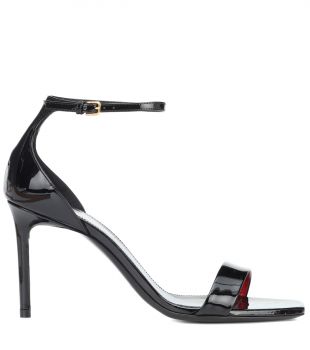 Saint Laurent Amber 85 patent leather sandals