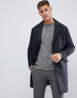 Selected Homme oversized wool over coat
