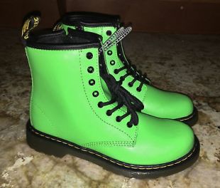 lime green dr martens