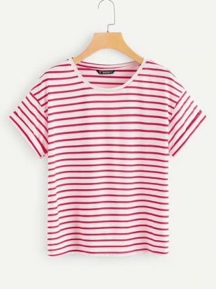 SheIn T shirt rayé